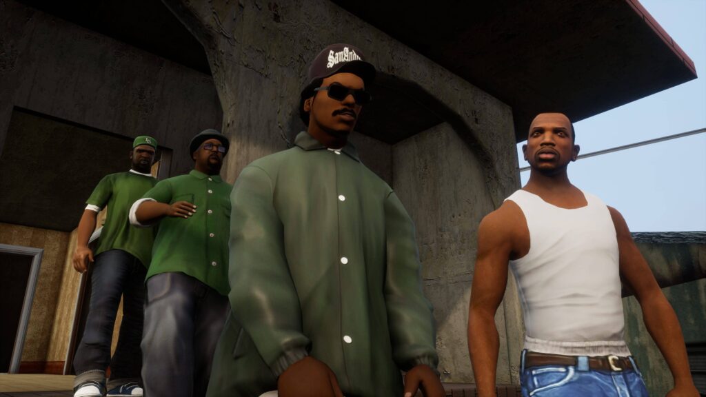 Grand Theft Auto – The Definitive Edition - členové gangu grove street