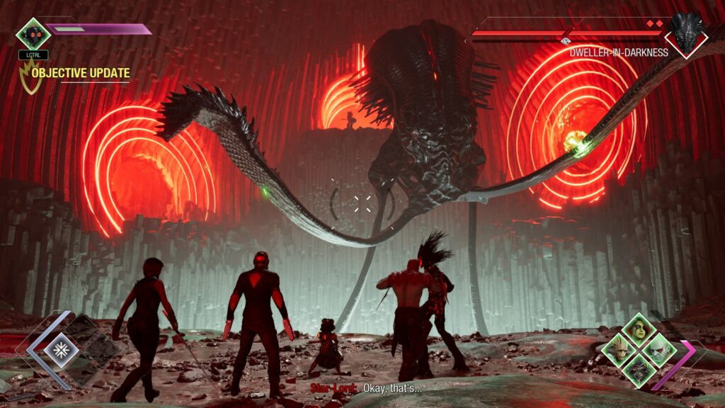 Marvel's Guardians of the Galaxy - boss fight