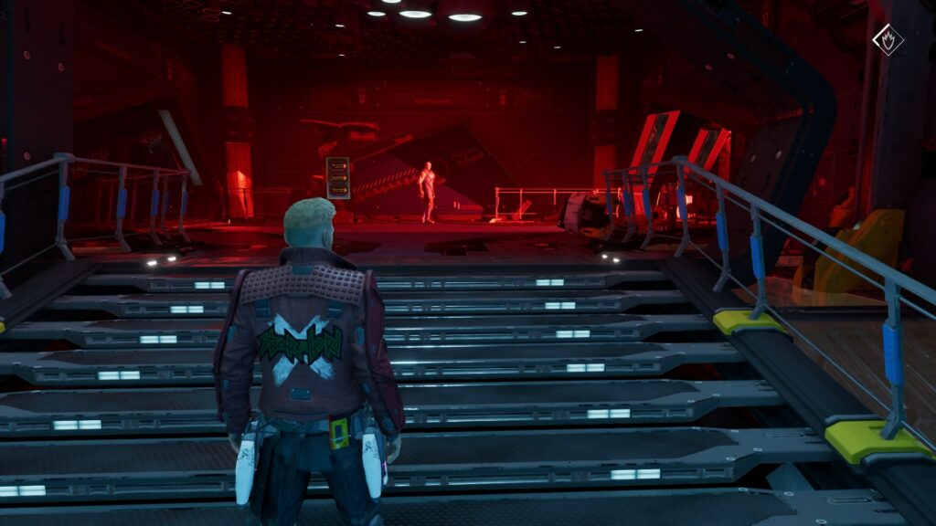 Marvel's Guardians of the Galaxy - osvícení schodů