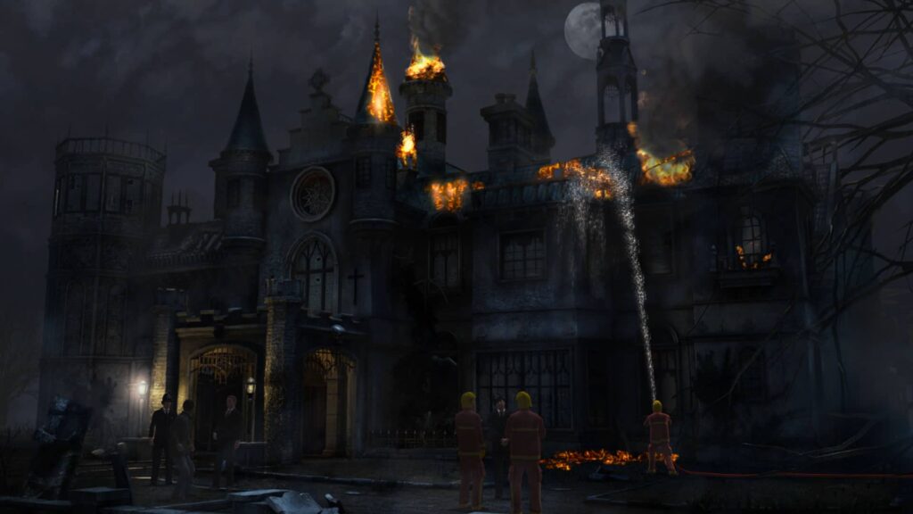Posel Smrti 3 - hořící zámek