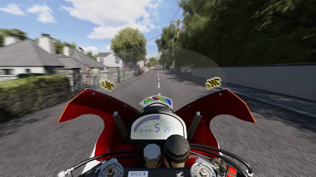 TT Isle of Man - pohled z první osoby