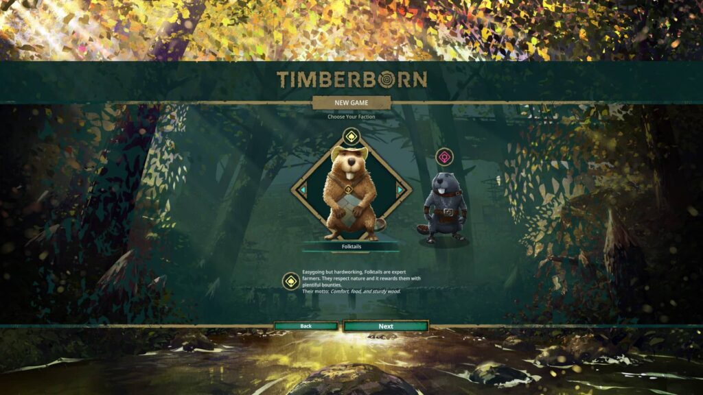Timberborn - Výběr bobra