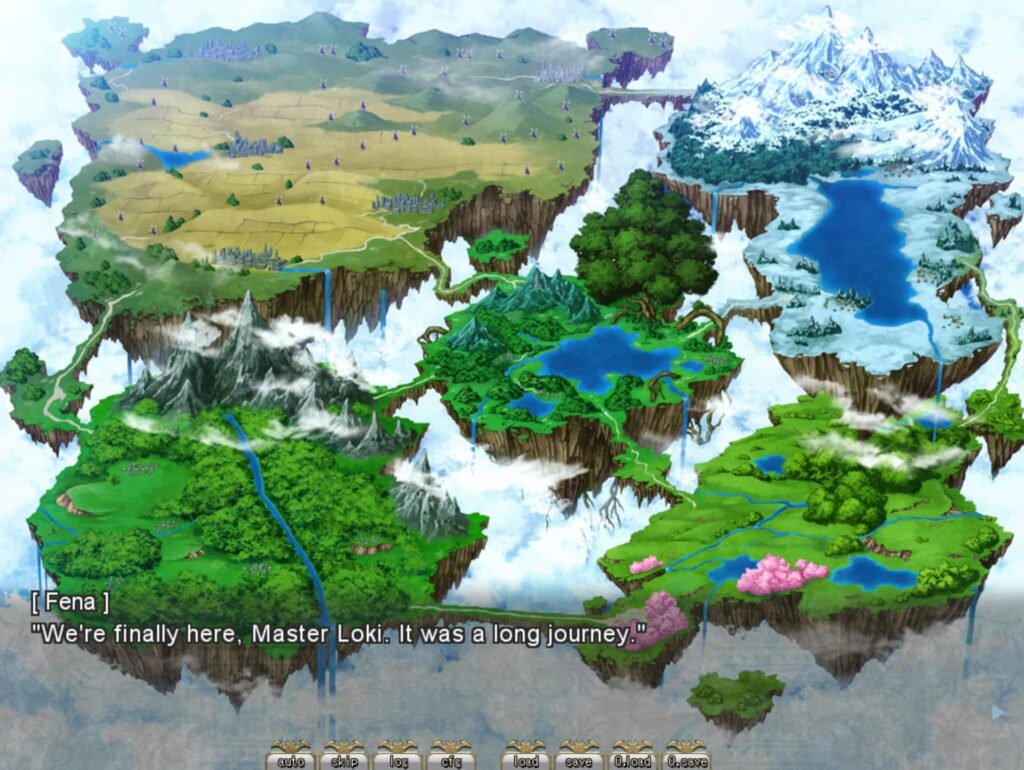 VenusBlood Frontier International – mapa země