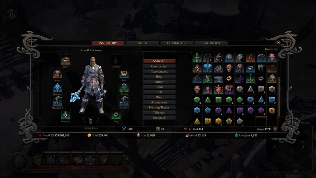 Wolves of Midgard equipfull