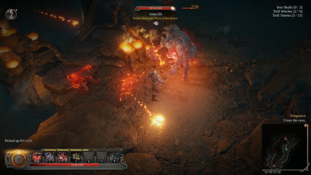 Wolves of Midgard play with fire