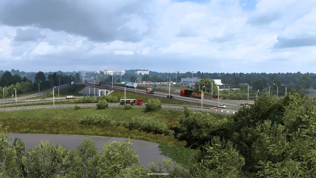 ETS2 Heart of Russia - pohled z dálky