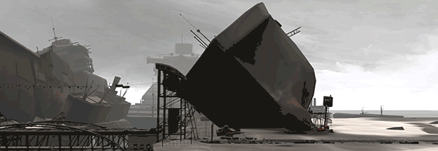 FAR Lone Sails – mrtvá země