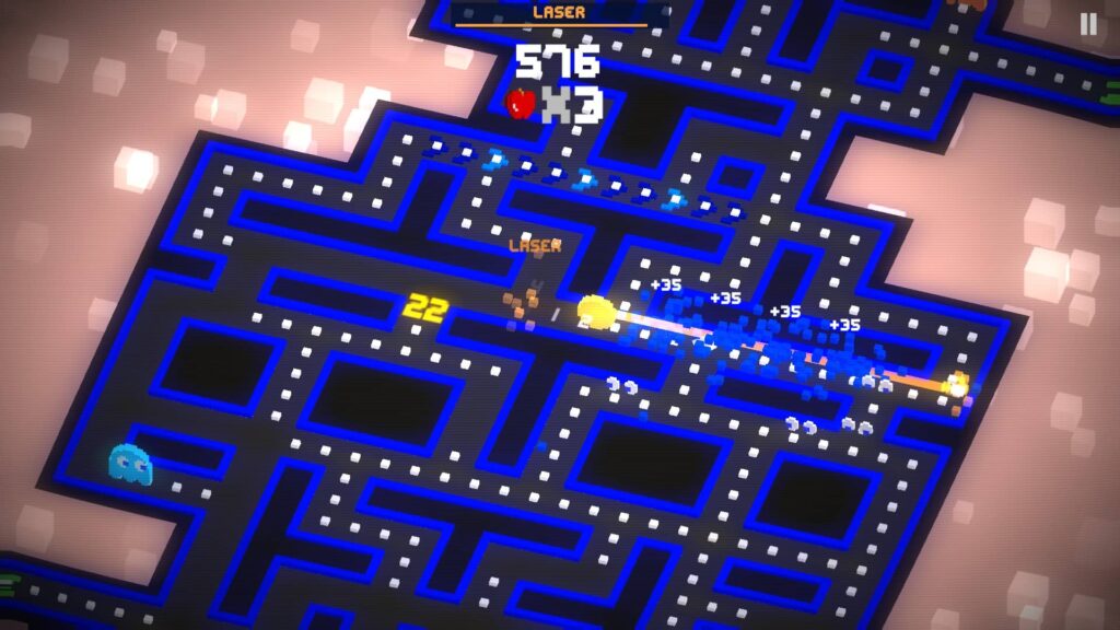 Pac-Man 256 – Laser