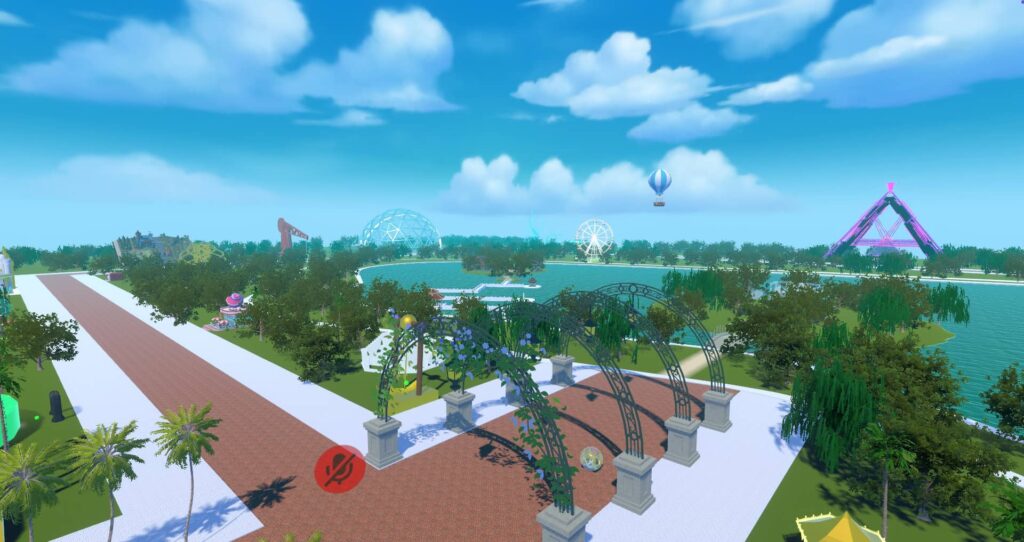 VRChat celý park