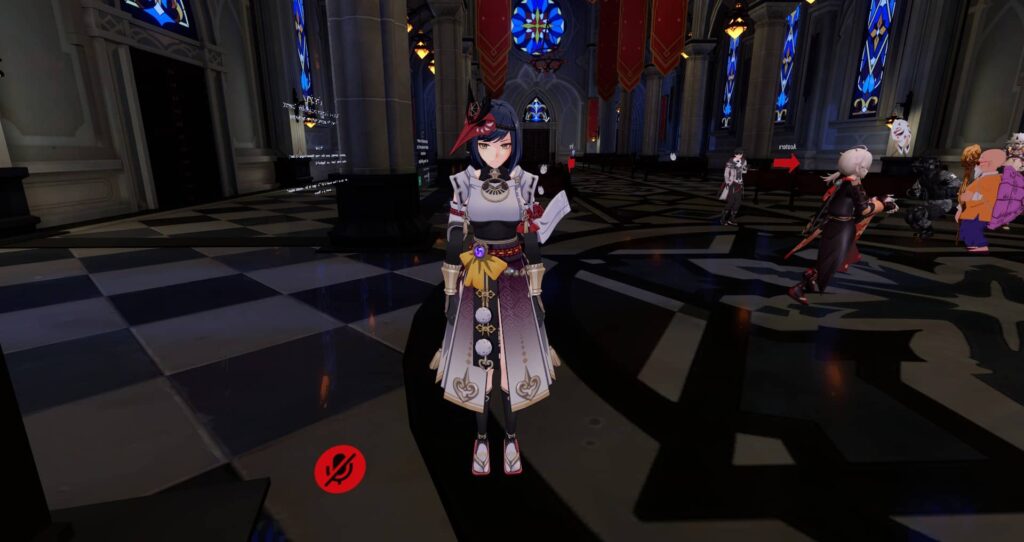 VRChat postava z Genshin Impact