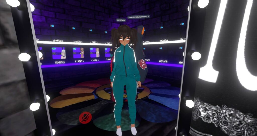 VRChat postava ze Squid Game