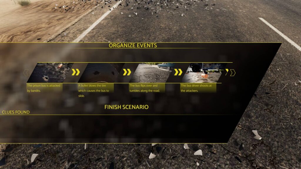 Accident - sestavení scénáře