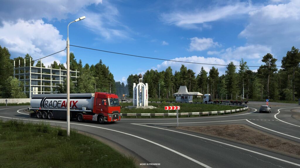 ETS2 Heart of Russia - kruhový objezd