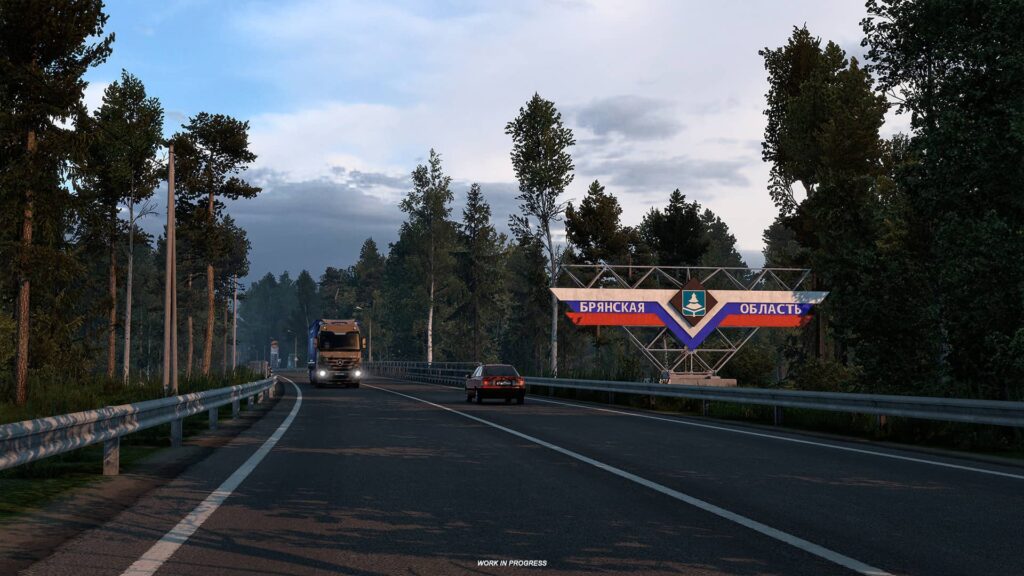 ETS2 Heart of Russia - ruská vlajka