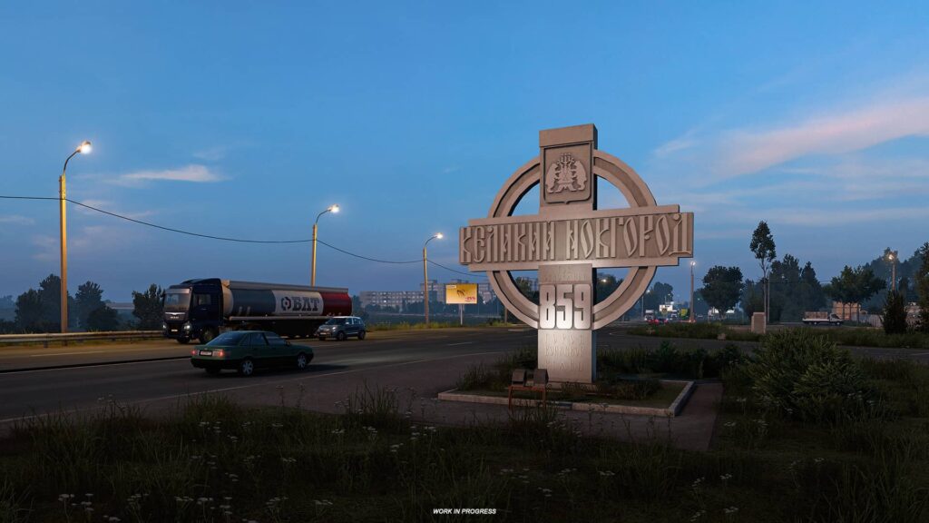 ETS2 Heart of Russia - vstupní monument