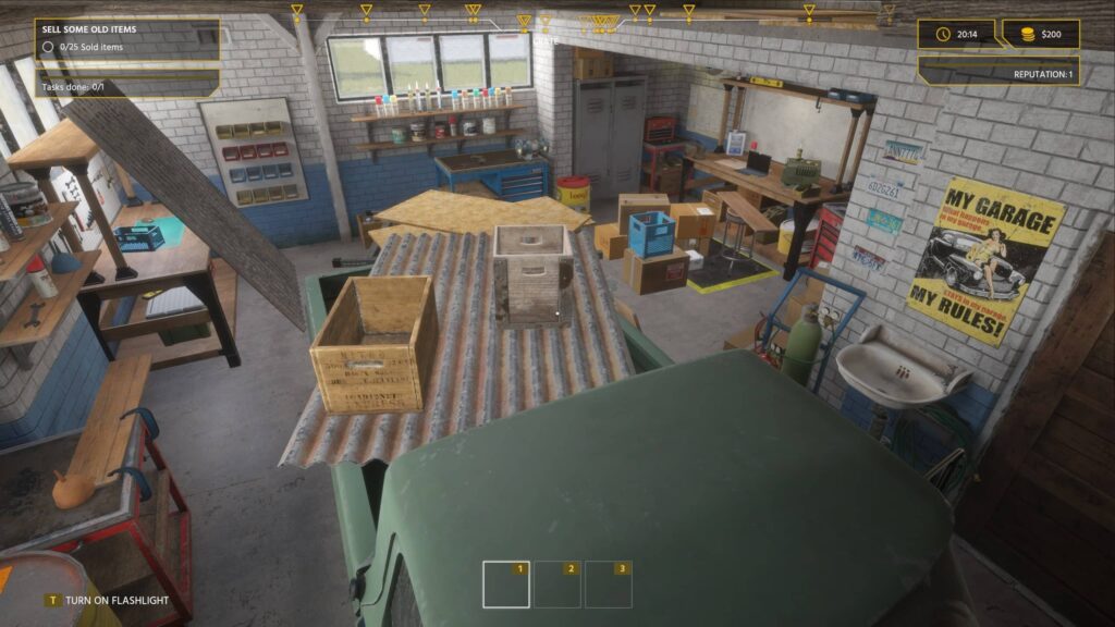 Electrician Simulator - garáž