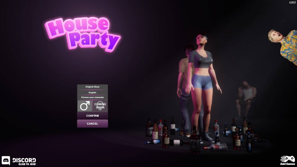 House Party – dívčí postava