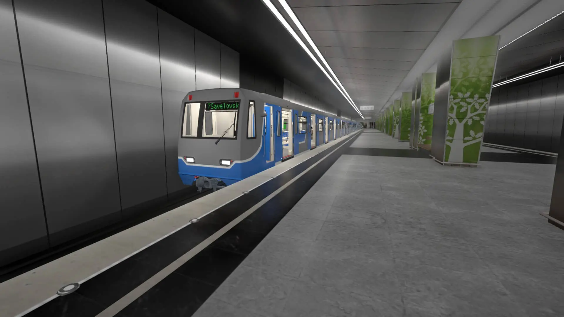 Metro Simulator - pohled na vlak
