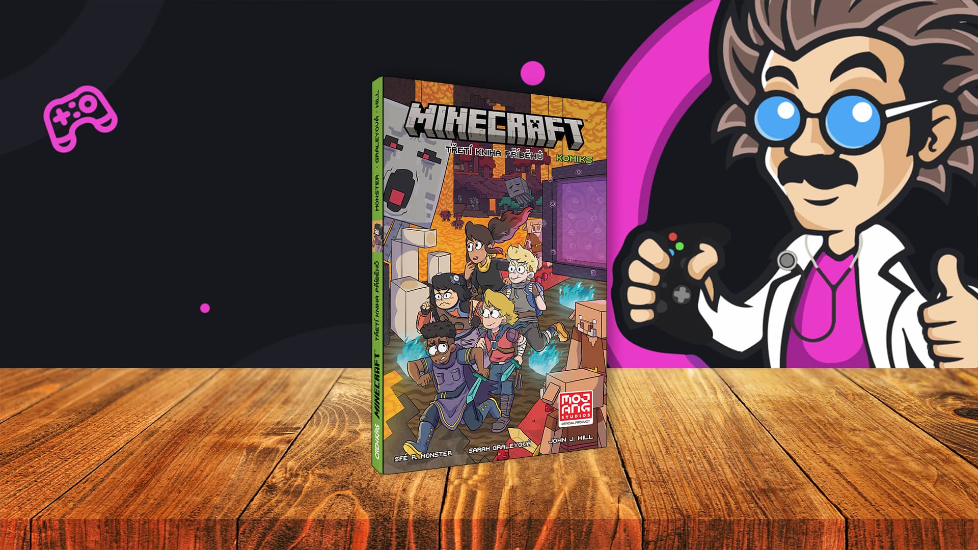 Minecraft komiks Třetí kniha příběhů - Cover