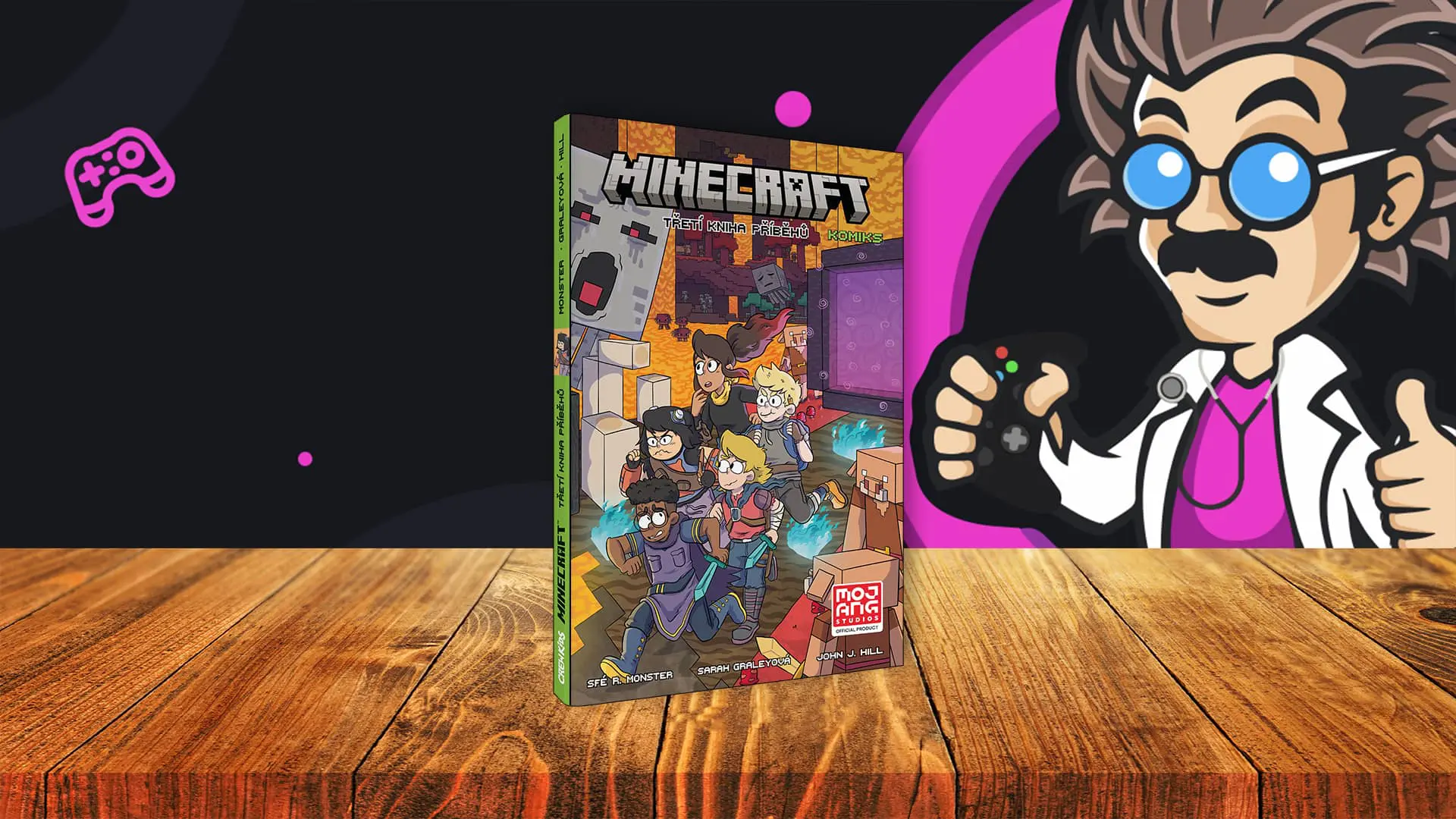 Minecraft komiks Třetí kniha příběhů - Cover