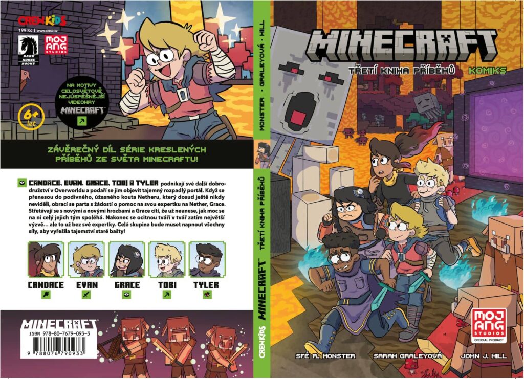 Minecraft komiks Třetí kniha příběhů - obálka