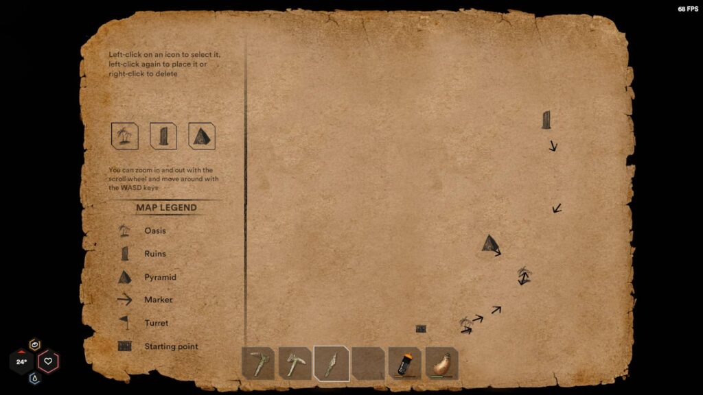Starsand - mapa