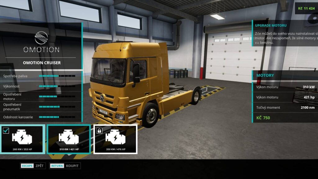 Truck Driver - garáž