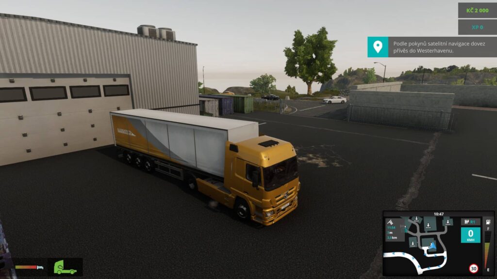 Truck Driver - zapojení návěsu