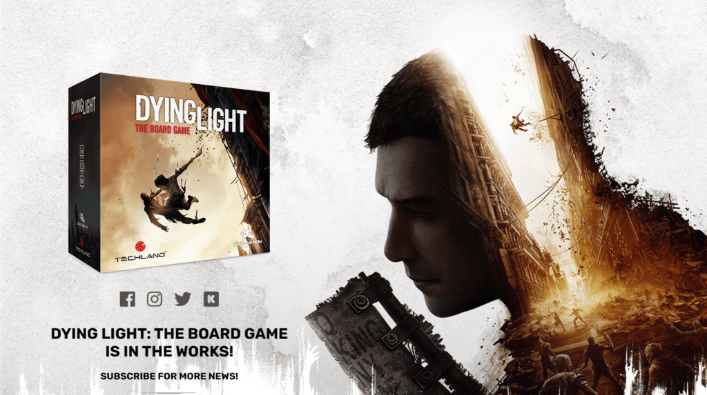 Dying Light the board game