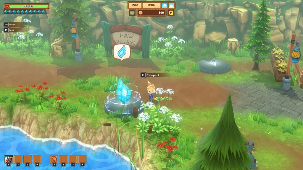 Kitaria Fables teleport