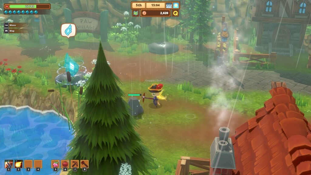 Kitaria Fables těžení rudy