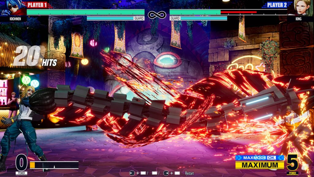 THE KING OF FIGHTERS XV – robotizická paže