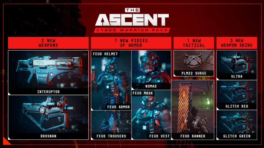 The Ascent cyber warrior pack