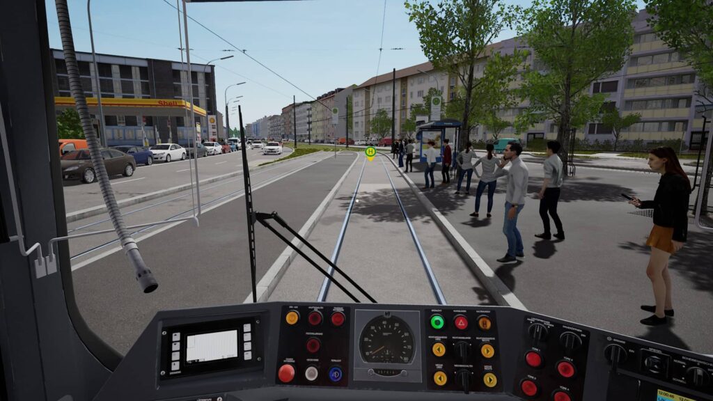 TramSim Munich - zastávka