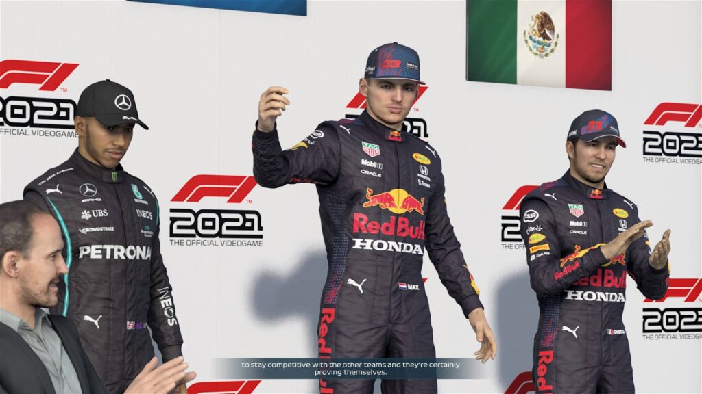 F1 2021 - stupně vítězů