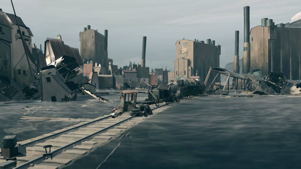 FAR Changing Tides – zničený domov
