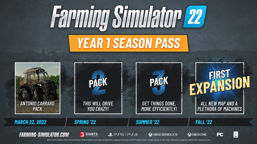 Farming Simulator 22 - season pass