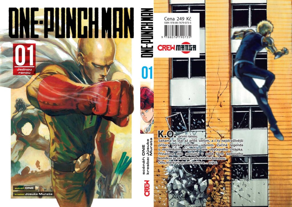One-Punch Man 1 Jednou ranou – obálka