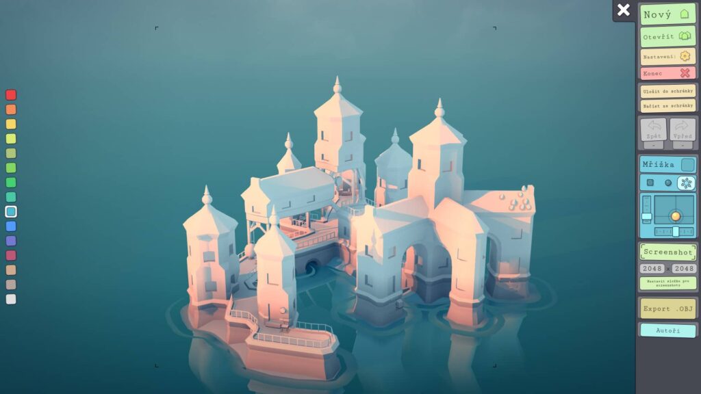 Townscaper – 3D render