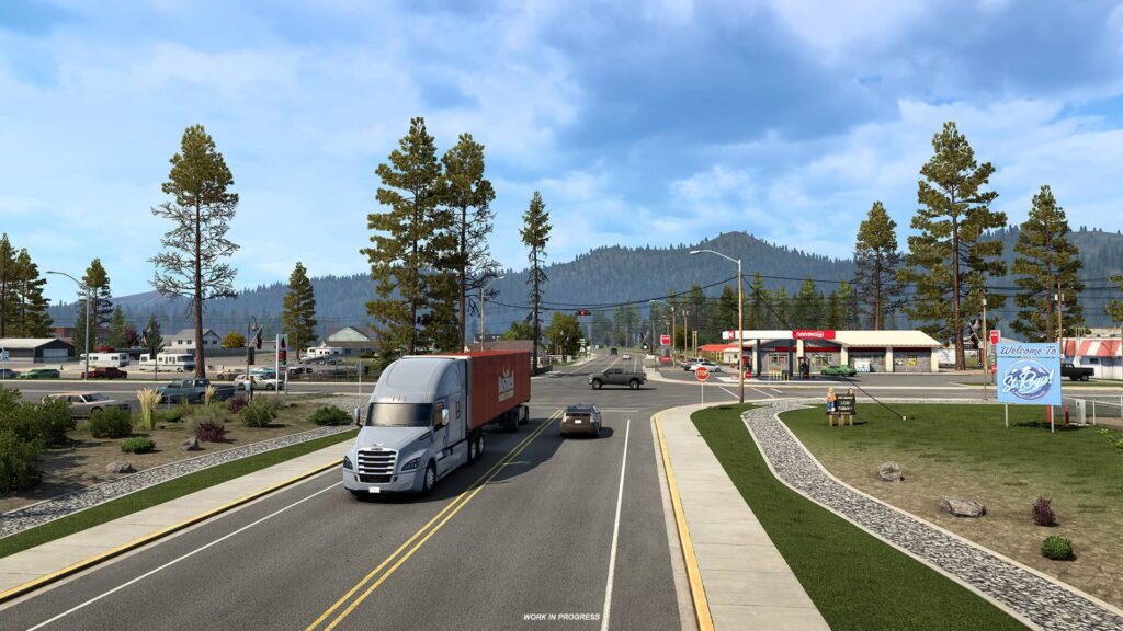 ATS Montana - šedý kamion