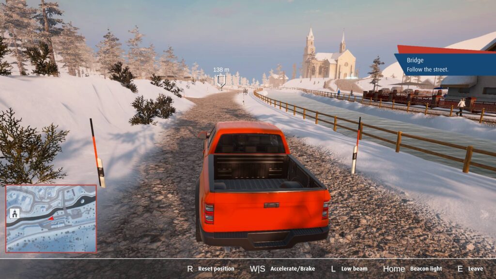 Alpine The Simulation Game - jízda autem