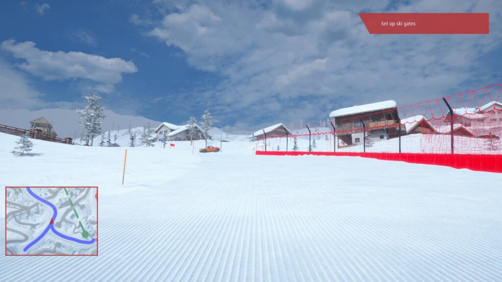 Alpine The Simulation Game - sjezdová trať