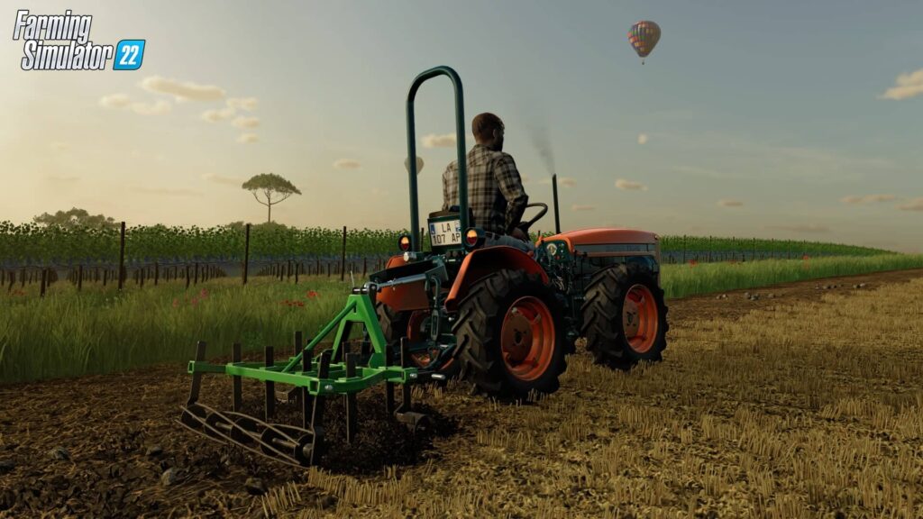 Farming Simulator 22 - červený traktor