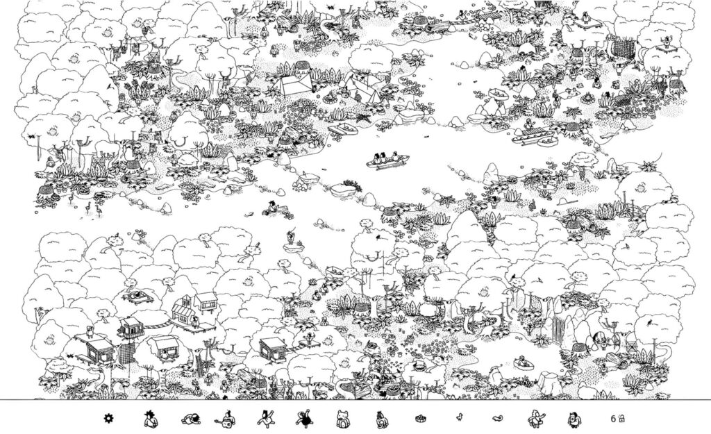 Hidden Folks - velká mapa