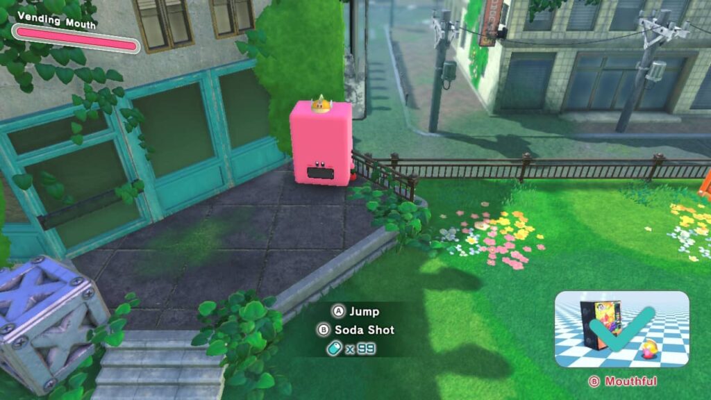 Kirby and the Forgotten Land – automat na nápoje