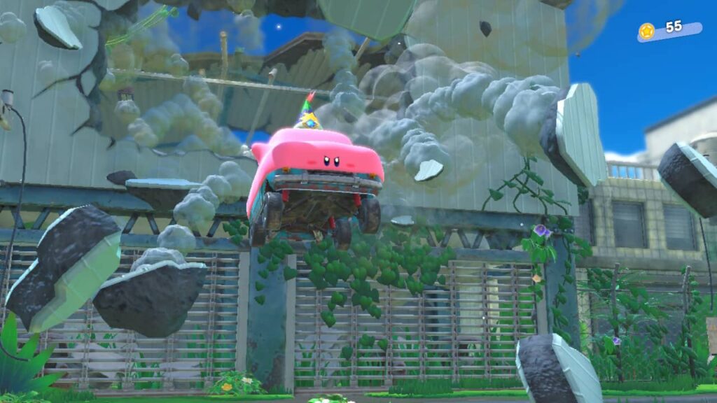 Kirby and the Forgotten Land – jsem auto