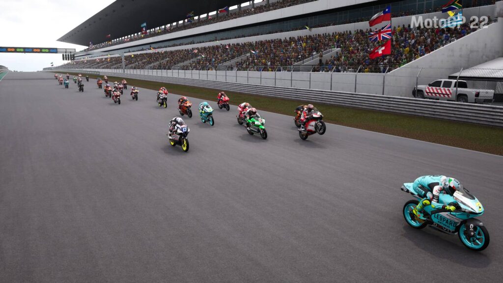 MotoGP 22 - pohled na jezdce