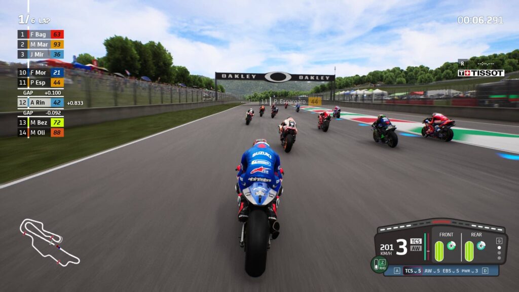 MotoGP 22 - pronásledování
