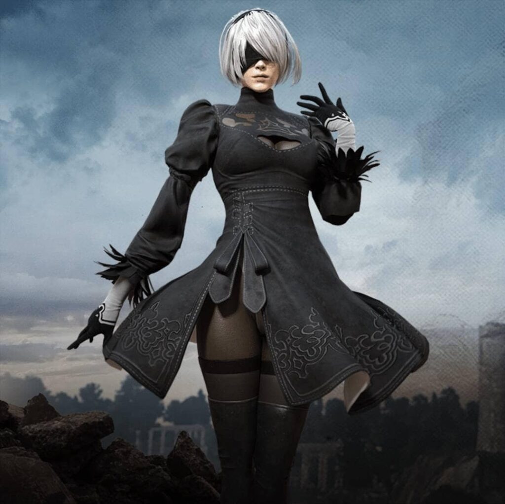 NieR crossover s PUBG – 2B