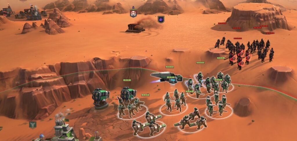 Dune Spice Wars combatview